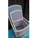 Laundry basket with wire rack, round 1141003