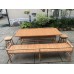 Wicker bench, without back, 1120004