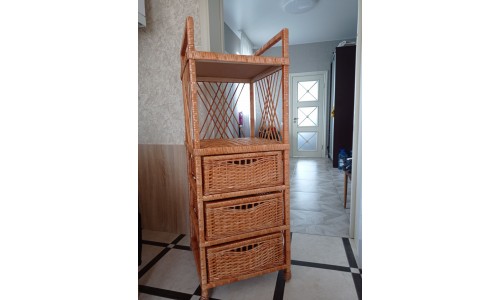 Wicker wicker chest of drawers, 1040017