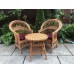 Wicker wicker furniture set with cushions, 1071049