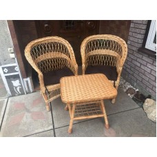 Wicker wicker furniture set with cushions, 1071050
