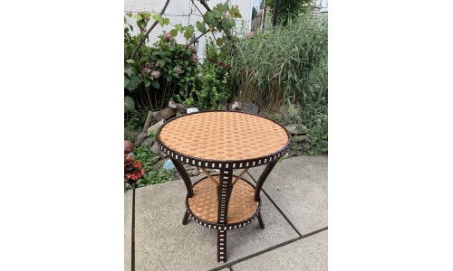 Round coffee table "crab, rattan", 1013025