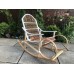 Rocking chair white, folding 1100017