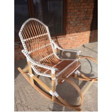 Кресло-качалка белое, разборное 1100017