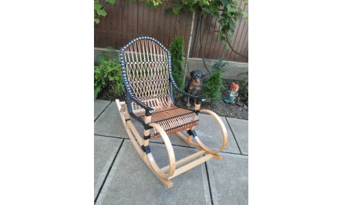 Rocking chair black and white 1100021
