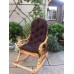 Кресло-качалка с мягкой накидкой 1100031