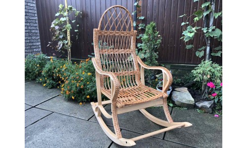 Крісло-гойдалка природного кольору, розбірні 1100042