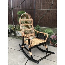 Крісло-гойдалка плетене з лози, розбірне 1100043