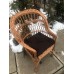 Кресло плетеное из лозы, с подушкой, 1060036