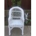 Кресло плетеное детское, белое 1060006