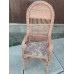 Wicker chair with padded seat 1060022