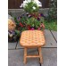 Wicker stool (square), 1060028