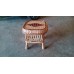 Wicker stool with pattern, 1060032