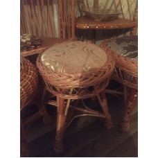 Wicker wicker stool (round), 1060033